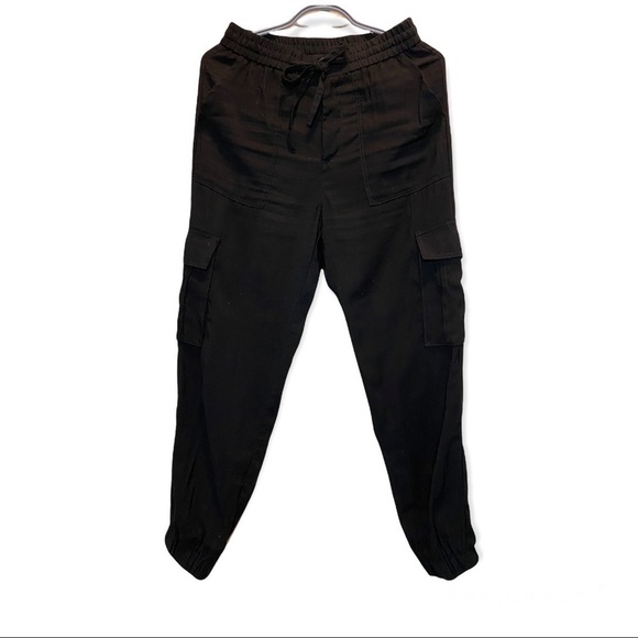 Zara Black Cargo Pants size XS - Picture 3 of 7